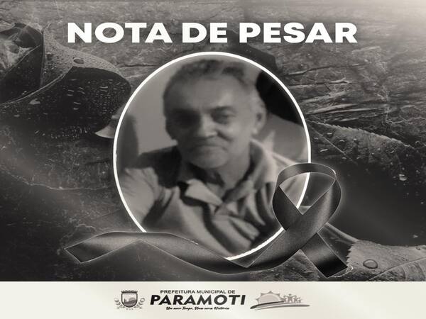 NOTA DE PESAR   