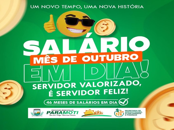 COMPROMISSO COM O SERVIDOR E COM PARAMOTI