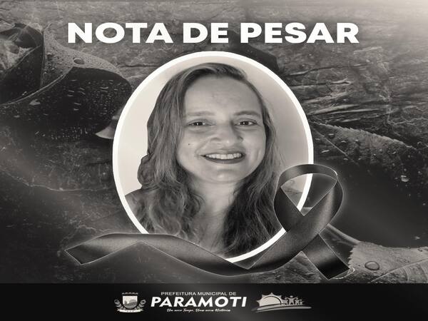 NOTA DE PESAR   